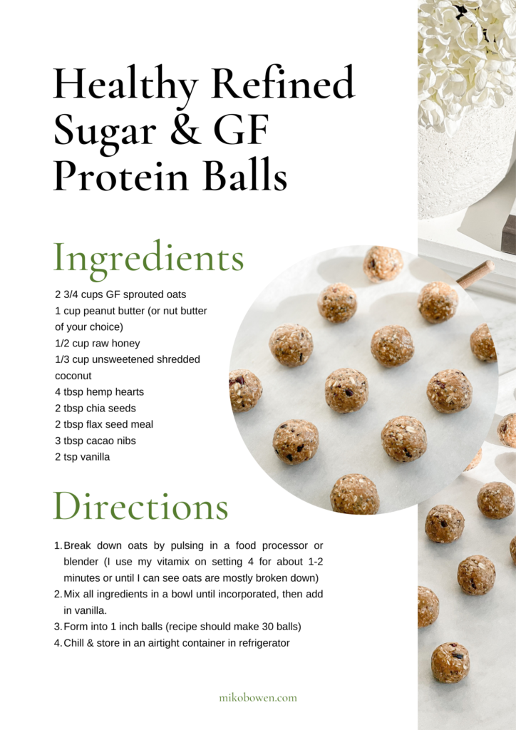 recipe healthy protein balls